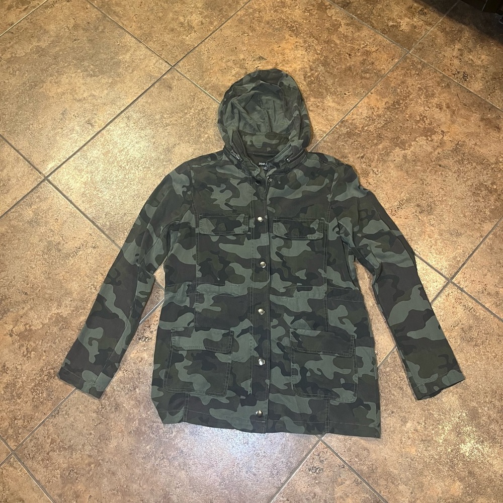Dear John Camo‎ Utility Jacket Size XS